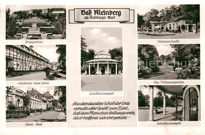 Bad Meinberg Quellentempel Plamengarten Kurhaus zum Stern