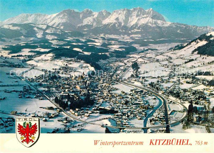 Kitzbuehel Tirol Fliegeraufnahme Schwarzsee Schloss Lehenberg Kaisergebirge