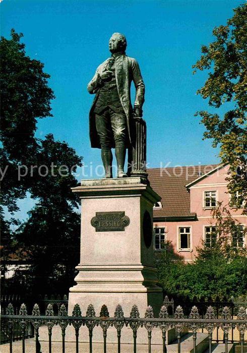 BRAUNSCHWEIG  CITY Lessingdenkmal von Rietschel