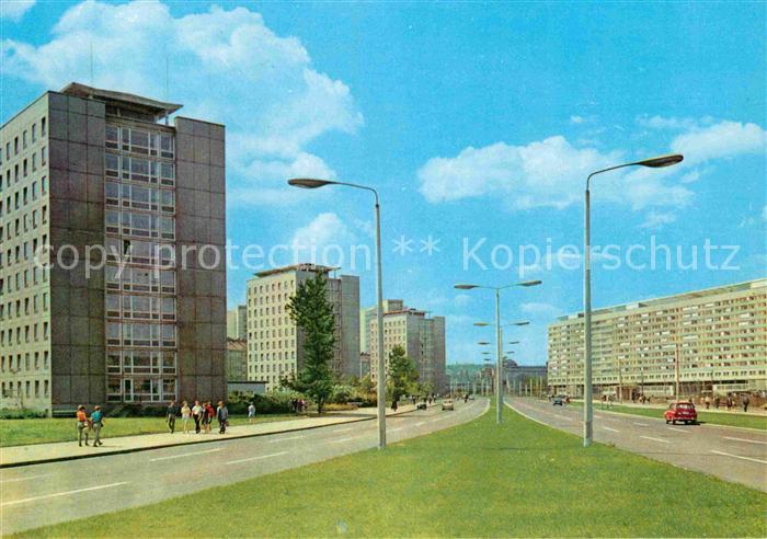 DRESDEN Elbe Neubauten Christianstrasse