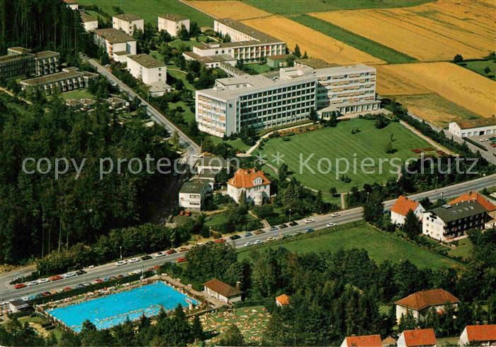 Bad Driburg Fliegeraufnahme Freibad Kurklinik Berlin der BfA