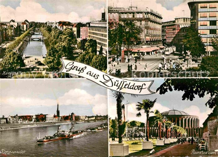 DuessELDORF  CITY Corneliusplatz Koenigsallee Planetarium