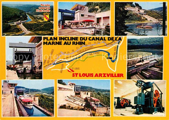 Saint Louis Arzviller Plan Incline Transversal