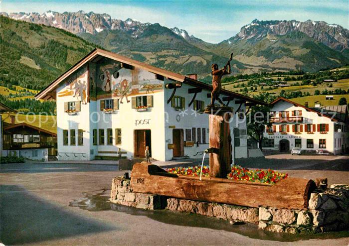 Reit Winkl Dorfplatz Kaisergebirge