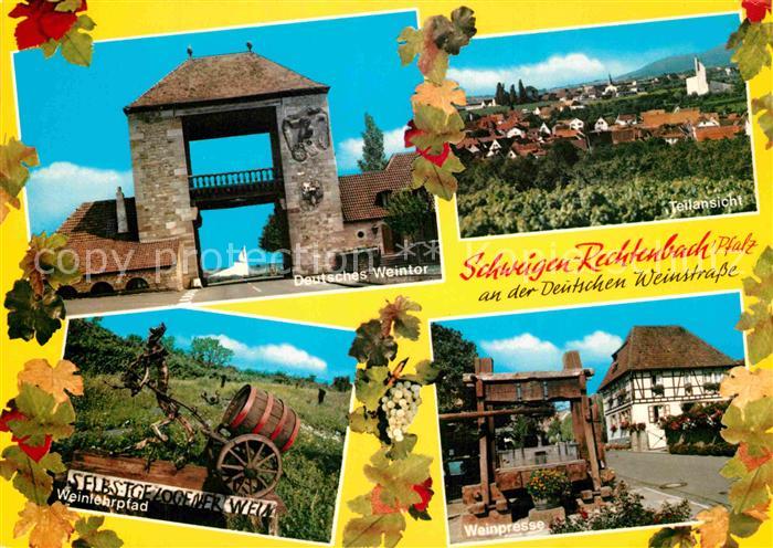 Schweigen-Rechtenbach Deutsche Weintor Weinpresse Weinlehrpfad