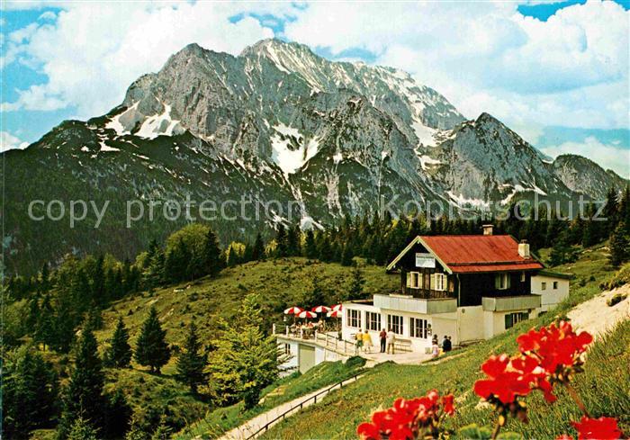 Mittenwald Bayern Kranzberg Kranzberhaus Wettersteinspitze