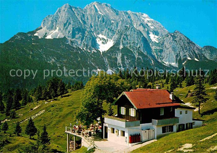 Mittenwald Bayern Kranzberghaus Wettersteinwand