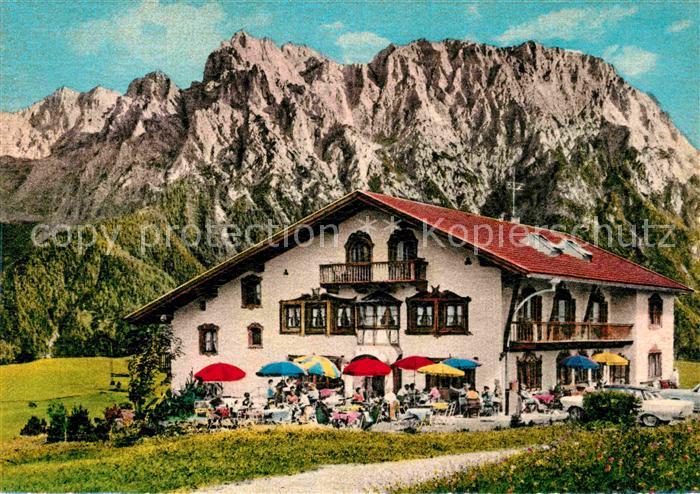 Mittenwald Bayern Tonihof Karwendelgebirge