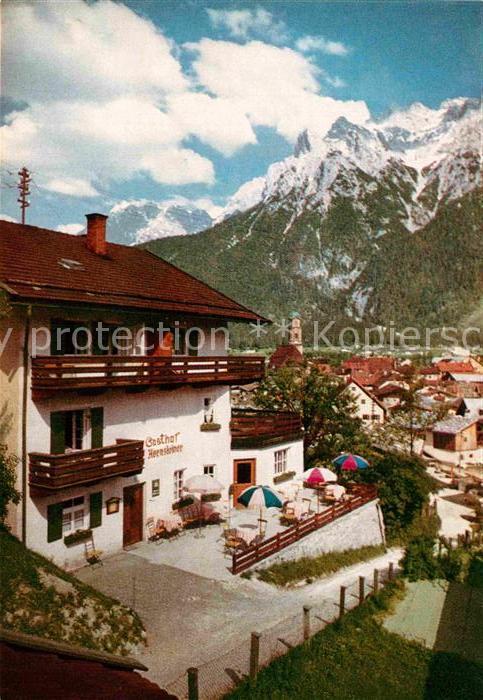 Mittenwald Bayern Gasthof Hornsteiner