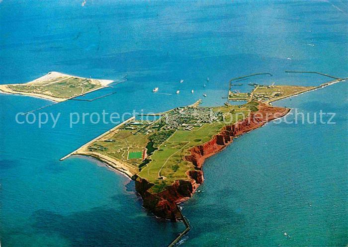HELGOLAND Insel Schleswig-Holstein Fliegeraufnahme