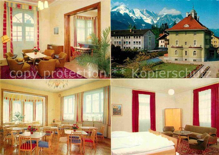 GARMISCH-PARTENKIRCHEN Bayern Bundesbahn-Erholungsheim Haus Gartenheim