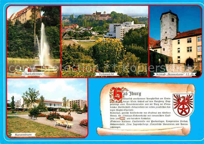 Bad Iburg Kurzentrum Schloss Bennoturm Charlottensee