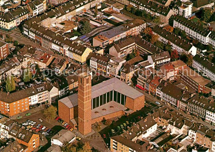 Dueren Rheinland Anna-Kirche Fliegeraufnahme