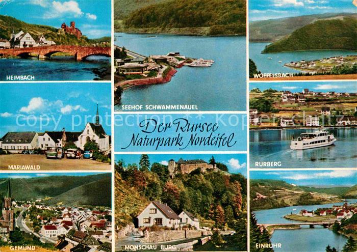 Rurberg Simmerath Eifel NRW Rursee Naturpark Nordeifel Heimbach Mariawald Woffel