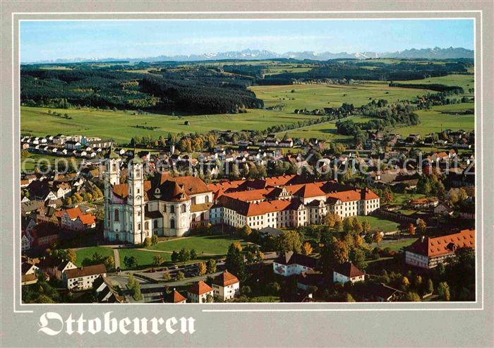 Ottobeuren Zugspitzmassiv Mieminger Hochgebirge Fliegeraufnahme