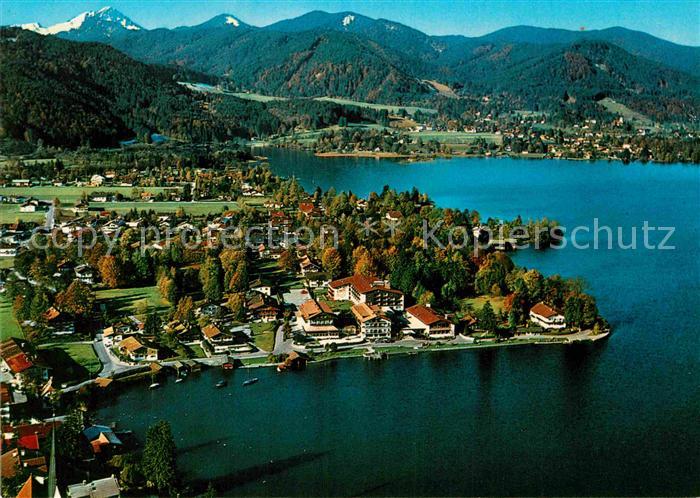 Rottach-Egern Seehotel ueberfahrt Fliegeraufnahme