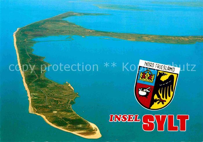 Insel Sylt Fliegeraufnahme