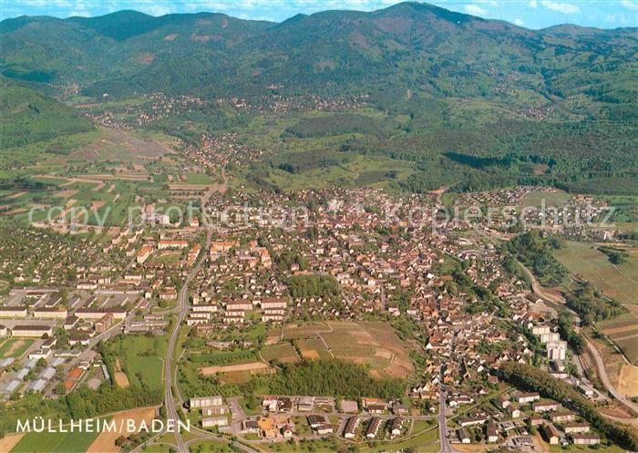Muellheim Baden Fliegeraufnahme