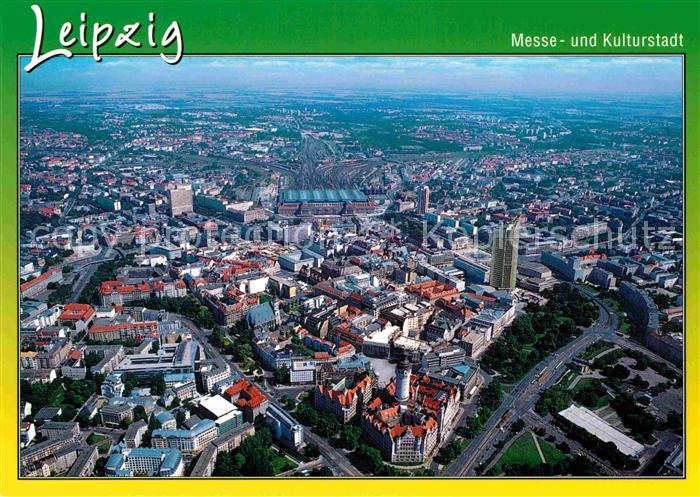LEIPZIG Sachsen Fliegeraufnahme