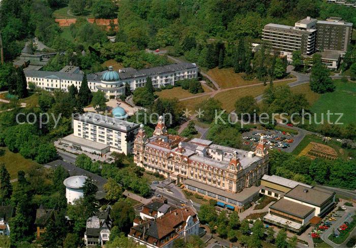 Bad Wildungen Fliegeraufnahme Fuerstenhof Badehotel Herz-Kreislauf-Klinik