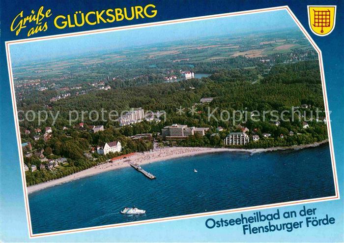 Gluecksburg Ostseebad Fliegeraufnahme