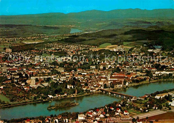 Saeckingen Rhein Fliegeraufnahme