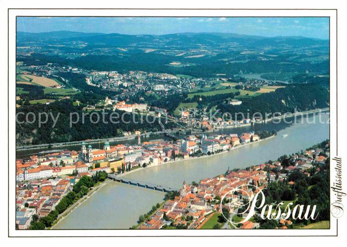 PAssAU Bayern Fliegeraufnahme