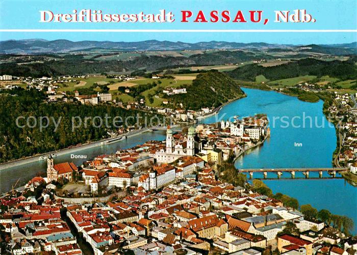 PAssAU Bayern Muendung Inn Ilz Donau