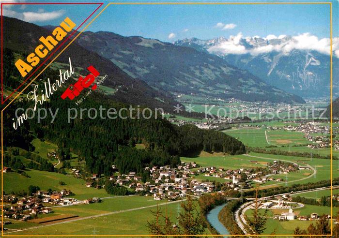 Aschau Zillertal Fliegeraufnahme