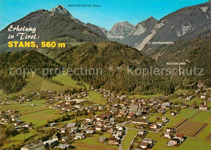 Stans Tirol Fliegeraufnahme