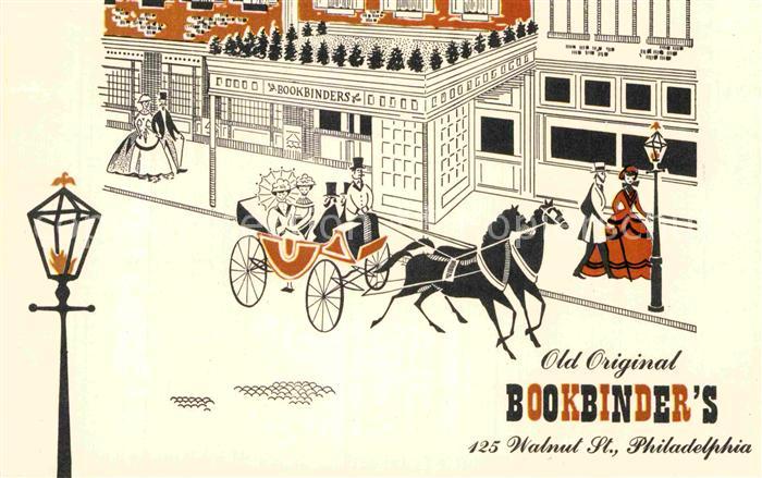 Philadelphia Pennsylvania Old Original Bookbinders Walnut