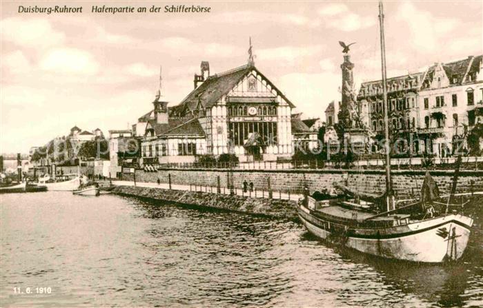 Duisburg Ruhr Hafen Schifferboerse