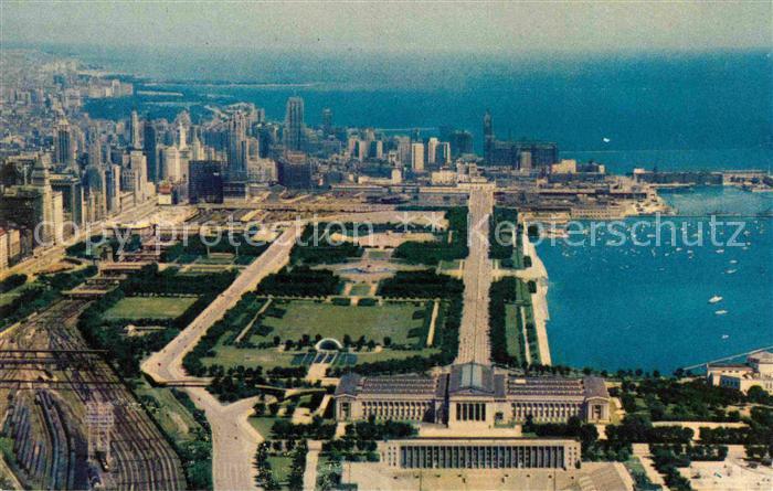 Chicago Illinois Fliegeraufnahme