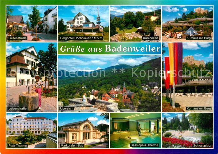 BADENWEILER BW Luisenstrasse Berghotel Hochblauen Kurhaus Burg