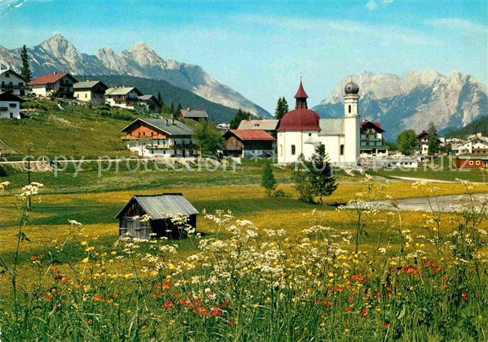Seefeld Tirol Seekirchl Wetterstein Karwendelspitze