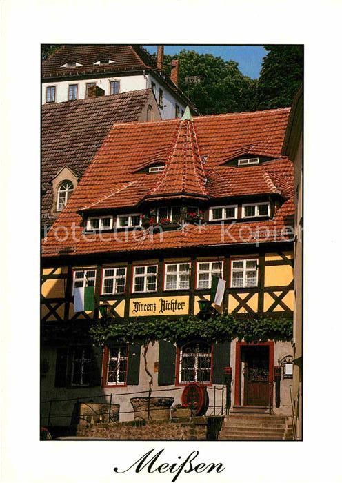 Meissen Elbe Sachsen Weinstube Vincenz Richter