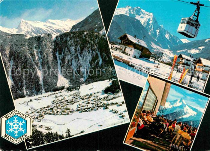 Mayrhofen Zillertal Luftseilbahn Sonnenterrasse Bergstation