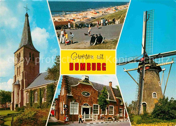 Domburg Windmuehle Kirche