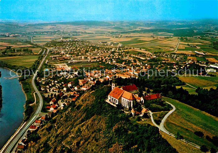 Bogenberg Niederbayern Marienwallfahrt Fliegeraufnahme