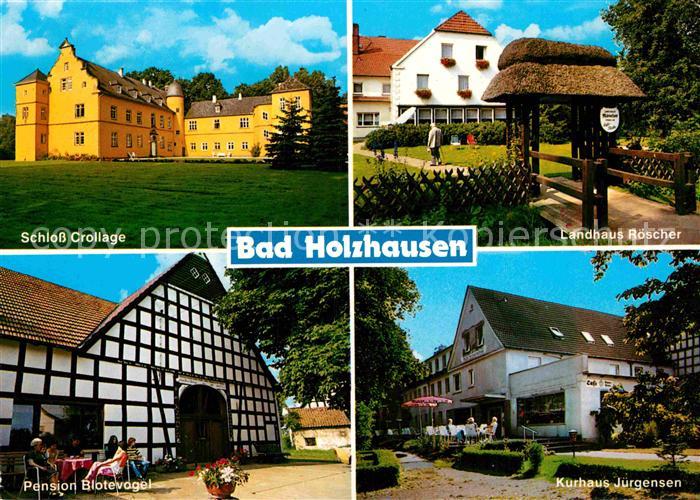 Bad Holzhausen Luebbecke Landhaus Roescher Schloss Crollage Pension Blotevogel