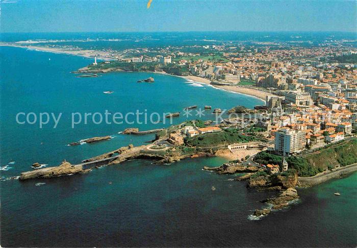 Biarritz Pyrenees Atlantiques Fliegeraufnahme