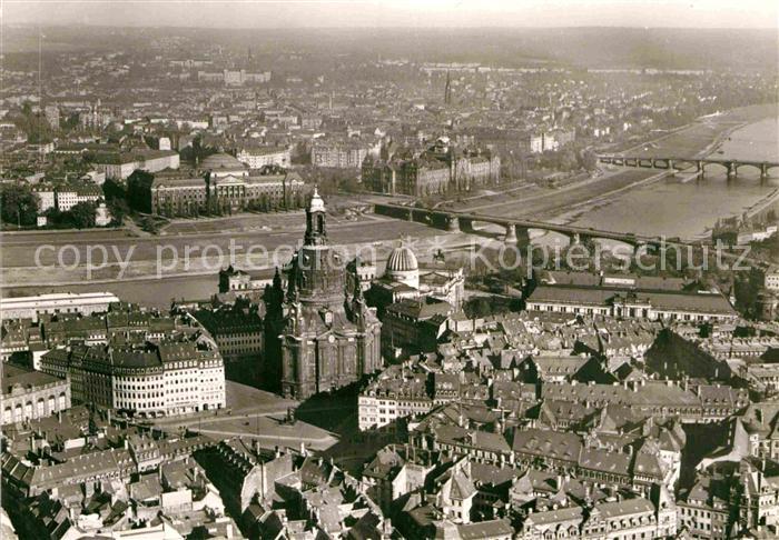 DRESDEN Elbe Neumarkt Frauenkirche