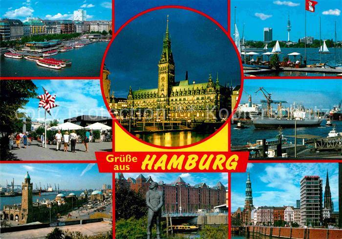 HAMBURG  CITY Hafen Teilansichten