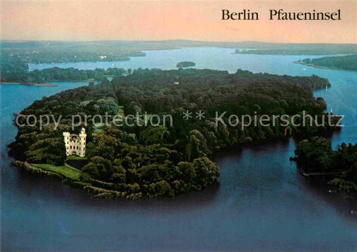 Pfaueninsel Berlin Fliegeraufnahme