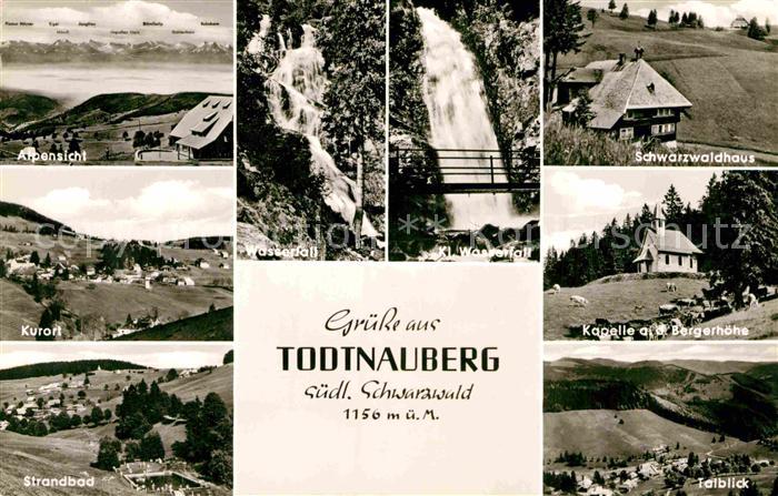 Todtnauberg Kapelle Schwarzwaldhaus Kl. Wasserfall