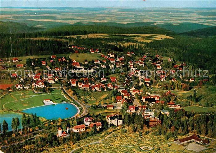 Hahnenklee-Bockswiese Harz Fliegeraufnahme