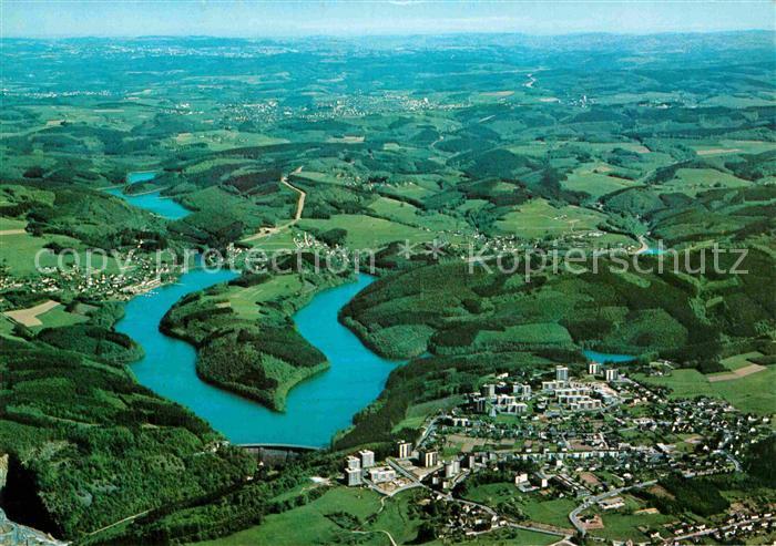 Gummersbach Agger- Genkeltalsperre Fliegeraufnahme