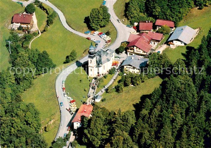 BERCHTESGADEN Bayern Wallfahrtskirche Maria Gern Fliegeraufnahme
