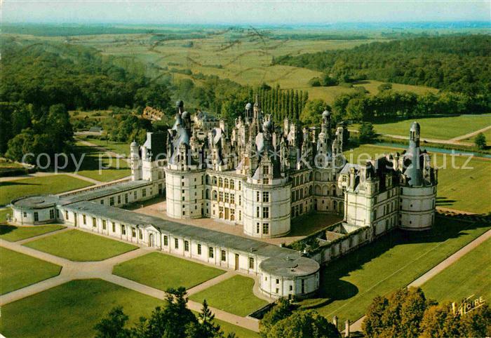 Chambord Blois Fliegeraufnahme Chateau