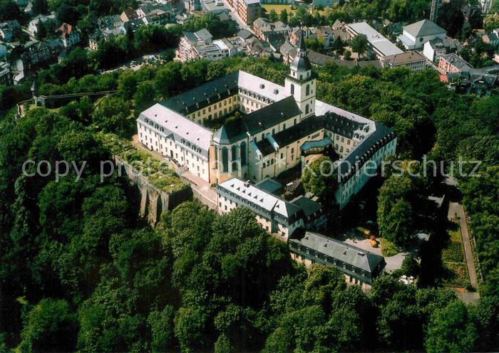 Siegburg Benediktinerabtei Michaelsberg Fliegeraufnahme